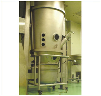 Top Spray Product container & Expansion chamber assembly